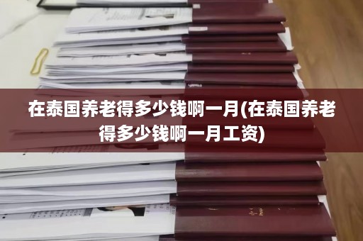 在泰国养老得多少钱啊一月(在泰国养老得多少钱啊一月工资)