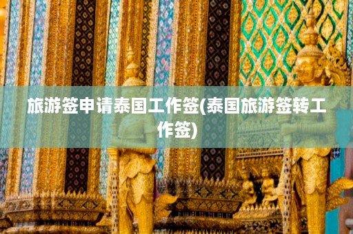 旅游签申请泰国工作签(泰国旅游签转工作签)  第1张