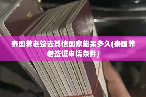 泰国养老签去其他国家能呆多久(泰国养老签证申请条件)  第1张