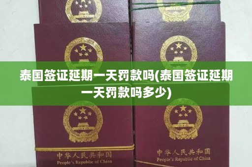 泰国签证延期一天罚款吗(泰国签证延期一天罚款吗多少)  第1张