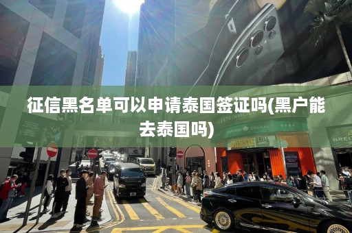 征信黑名单可以申请泰国签证吗(黑户能去泰国吗)