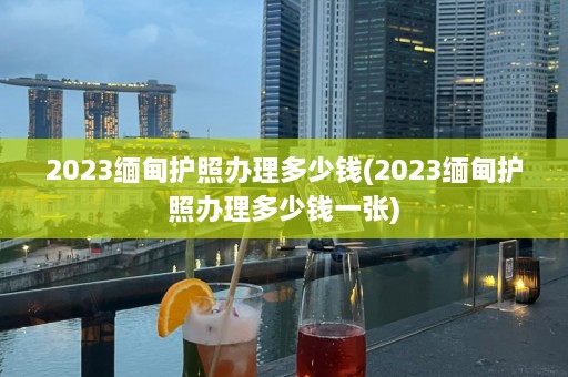 2023缅甸护照办理多少钱(2023缅甸护照办理多少钱一张)