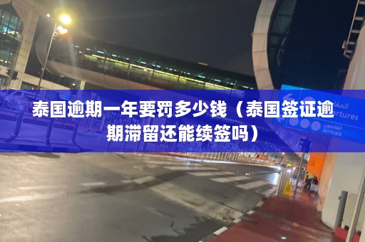 泰国逾期一年要罚多少钱（泰国签证逾期滞留还能续签吗）