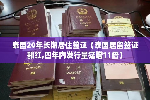 泰国20年长期居住签证（泰国居留签证翻红,四年内发行量猛增11倍）