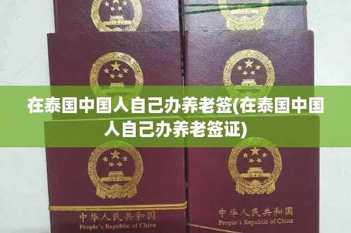 在泰国中国人自己办养老签(在泰国中国人自己办养老签证)