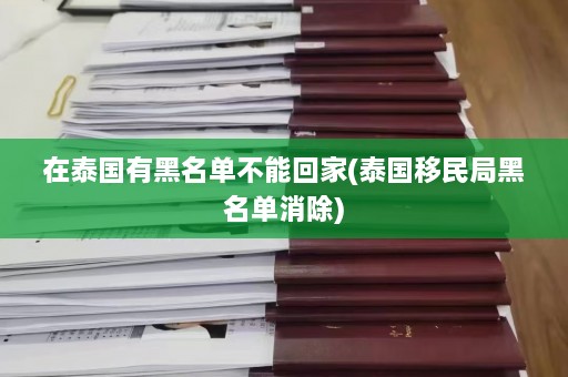 在泰国有黑名单不能回家(泰国移民局黑名单消除)  第1张