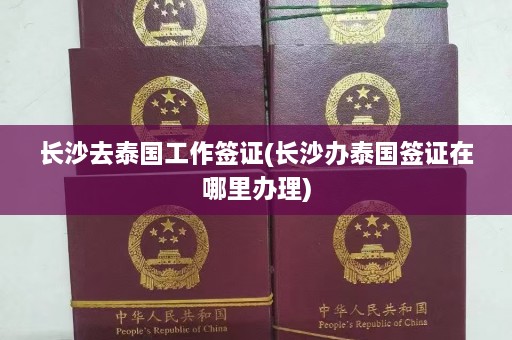 长沙去泰国工作签证(长沙办泰国签证在哪里办理)  第1张