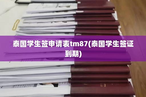 泰国学生签申请表tm87(泰国学生签证到期)