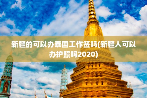  *** 的可以办泰国工作签吗( *** 人可以办护照吗2020)  第1张