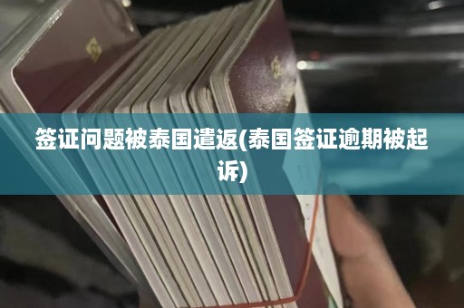 签证问题被泰国遣返(泰国签证逾期被起诉)