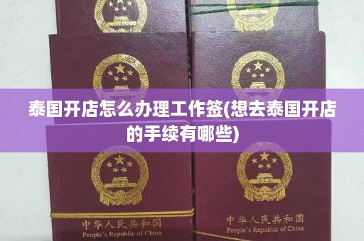 泰国开店怎么办理工作签(想去泰国开店的手续有哪些)