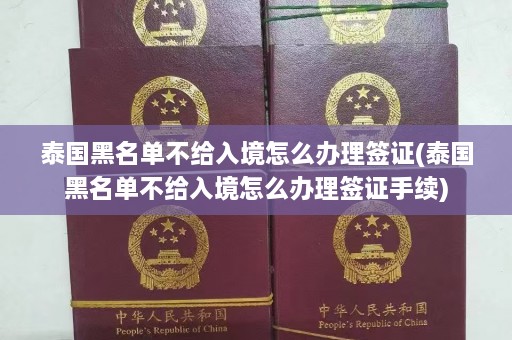 泰国黑名单不给入境怎么办理签证(泰国黑名单不给入境怎么办理签证手续)  第1张