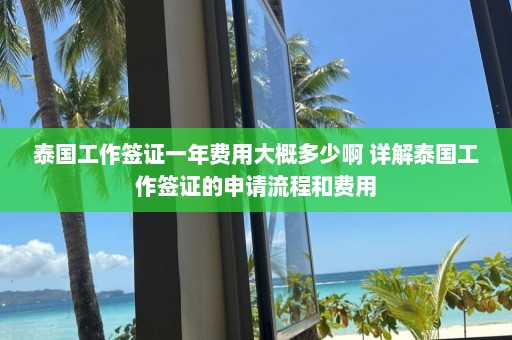 泰国工作签证一年费用大概多少啊 详解泰国工作签证的申请流程和费用