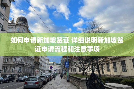 如何申请新加坡签证 详细说明新加坡签证申请流程和注意事项  第1张