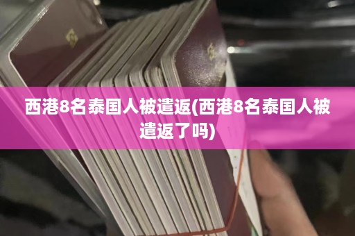 西港8名泰国人被遣返(西港8名泰国人被遣返了吗)