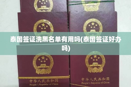 泰国签证洗黑名单有用吗(泰国签证好办吗)  第1张