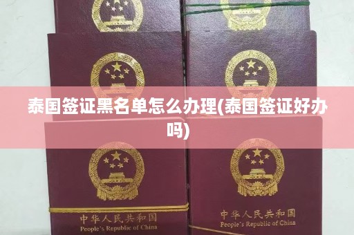 泰国签证黑名单怎么办理(泰国签证好办吗)