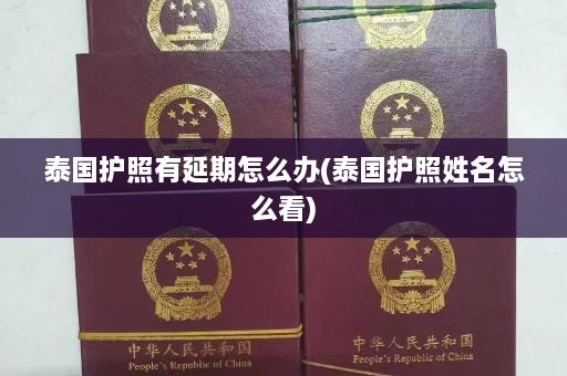 泰国护照有延期怎么办(泰国护照姓名怎么看)  第1张