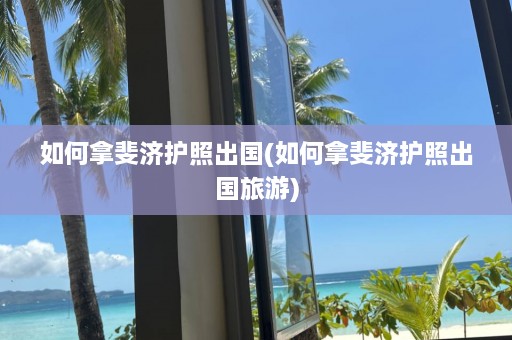 如何拿斐济护照出国(如何拿斐济护照出国旅游)