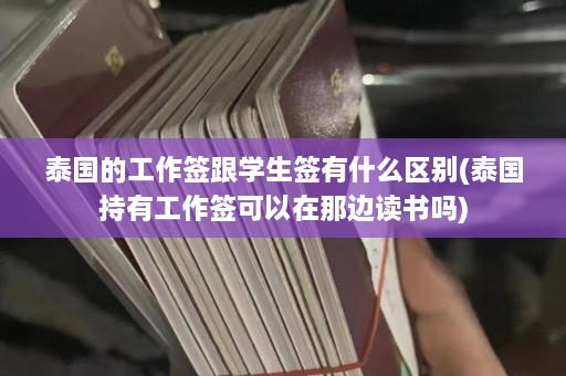 泰国的工作签跟学生签有什么区别(泰国持有工作签可以在那边读书吗)  第1张