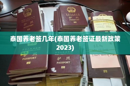 泰国养老签几年(泰国养老签证最新政策2023)  第1张