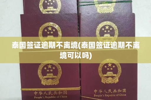 泰国签证逾期不离境(泰国签证逾期不离境可以吗)