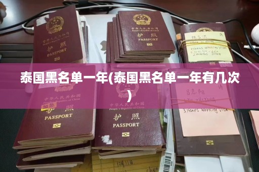 泰国黑名单一年(泰国黑名单一年有几次)  第1张