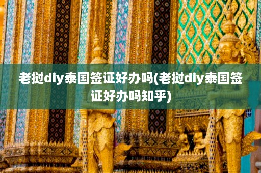 老挝diy泰国签证好办吗(老挝diy泰国签证好办吗知乎)  第1张