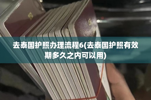 去泰国护照办理流程6(去泰国护照有效期多久之内可以用)