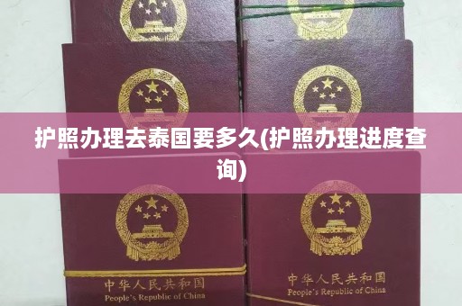 护照办理去泰国要多久(护照办理进度查询)  第1张