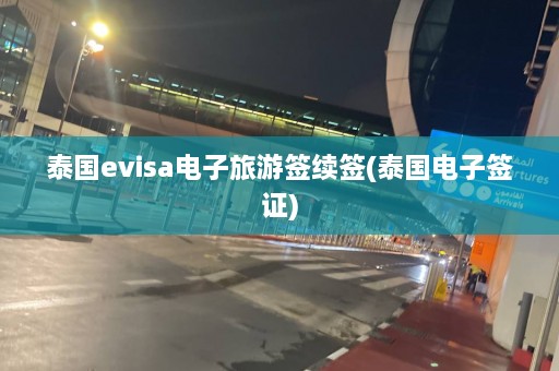 泰国evisa电子旅游签续签(泰国电子签证)