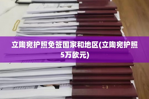 立陶宛护照免签国家和地区(立陶宛护照5万欧元)  第1张