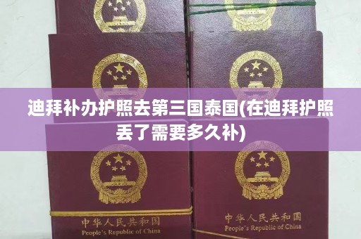 迪拜补办护照去第三国泰国(在迪拜护照丢了需要多久补)