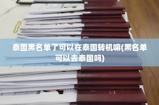 泰国黑名单了可以在泰国转机嘛(黑名单可以去泰国吗)  第1张