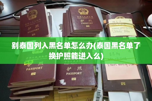 别泰国列入黑名单怎么办(泰国黑名单了换护照能进入么)