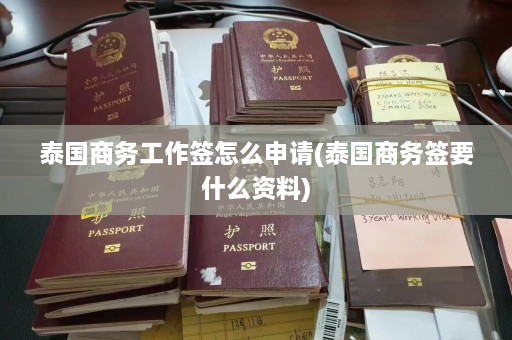 泰国商务工作签怎么申请(泰国商务签要什么资料)  第1张