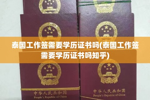 泰国工作签需要学历证书吗(泰国工作签需要学历证书吗知乎)  第1张