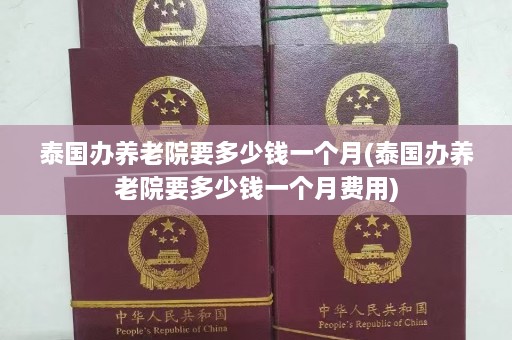 泰国办养老院要多少钱一个月(泰国办养老院要多少钱一个月费用)