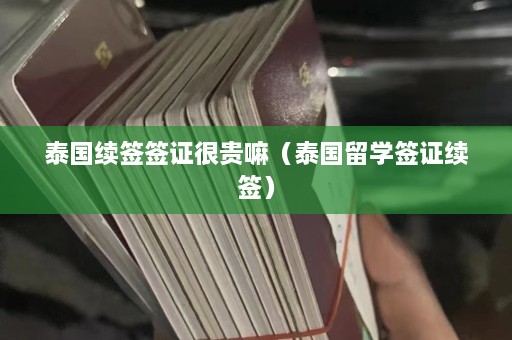 泰国续签签证很贵嘛（泰国留学签证续签）  第1张