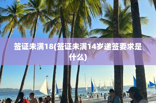 签证未满18(签证未满14岁递签要求是什么)