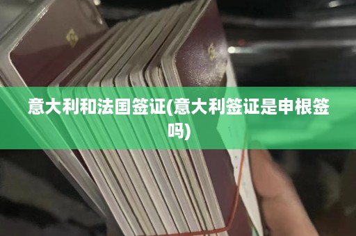 意大利和法国签证(意大利签证是申根签吗)  第1张