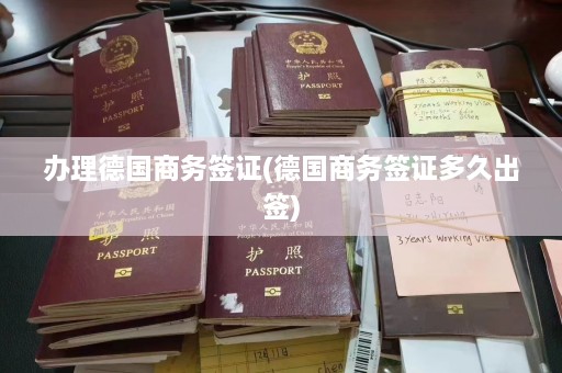 办理德国商务签证(德国商务签证多久出签)