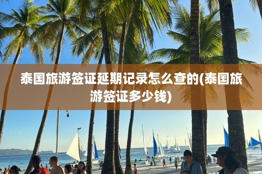 泰国旅游签证延期记录怎么查的(泰国旅游签证多少钱)  第1张