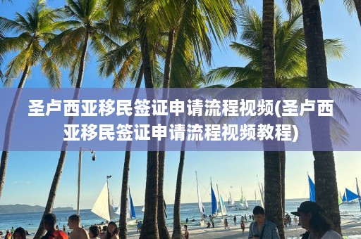 圣卢西亚移民签证申请流程视频(圣卢西亚移民签证申请流程视频教程)  第1张