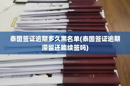 泰国签证逾期多久黑名单(泰国签证逾期滞留还能续签吗)