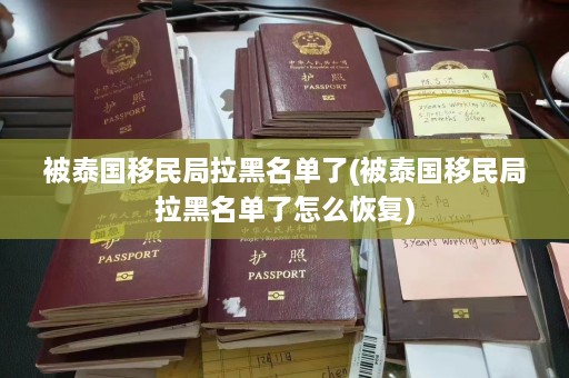 被泰国移民局拉黑名单了(被泰国移民局拉黑名单了怎么恢复)