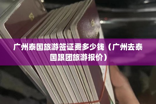 广州泰国旅游签证费多少钱（广州去泰国跟团旅游报价）  第1张