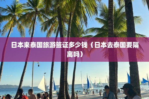 日本来泰国旅游签证多少钱（日本去泰国要隔离吗）