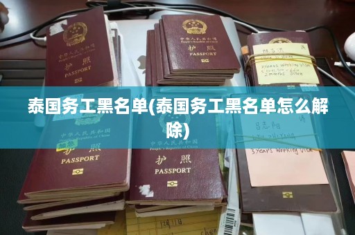 泰国务工黑名单(泰国务工黑名单怎么解除)  第1张