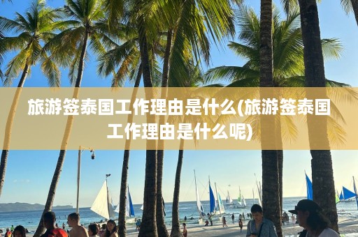 旅游签泰国工作理由是什么(旅游签泰国工作理由是什么呢)  第1张